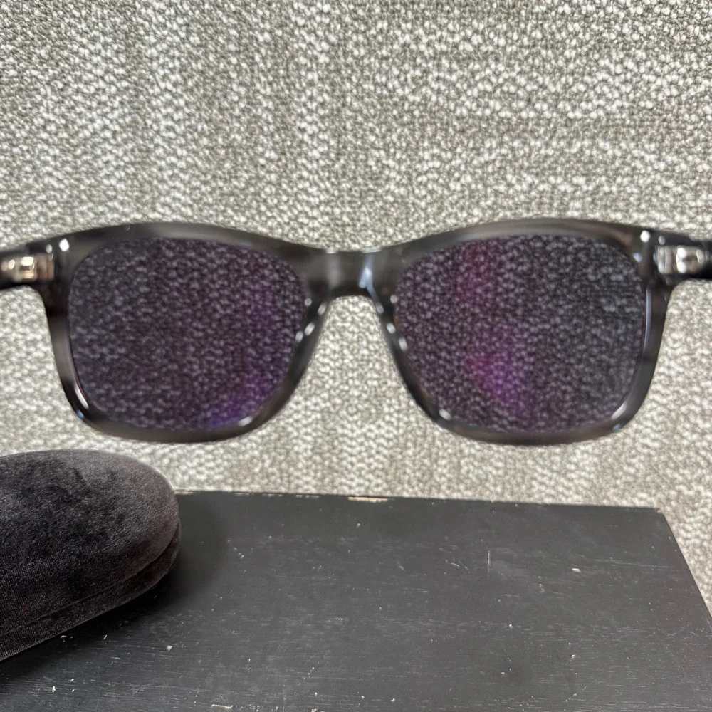 Tom Ford Eric-02 Sunglasses Men 55mm Gray Square Designer‎ Made in Italy TF595